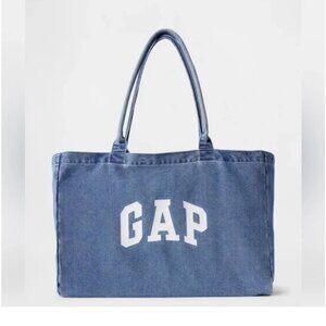 GAP LOGO DENIM TOTE BAG - ONE SIZE - NWT